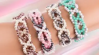 Perlen-Armband in Flechtoptik - Fädelanleitung