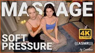 Relaxing Front Soft Pressure Massage by Caroline | ASMR for Deep Relaxation