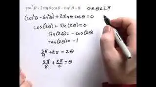 How to solve a trigonometric equation - Problem 4