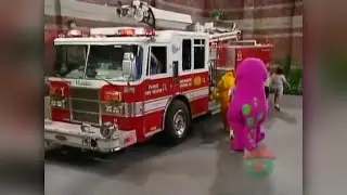 Barney & Friends: (S6E18) Here Comes the Firetruck! [2000]- Treehouse broadcast (International edit)