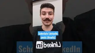 Schedule posts on LinkedIn (finally!)