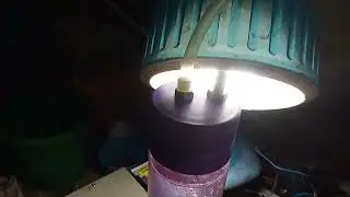 Generator hho running test 1 Ampere 146 plate stainless stel 316L