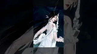Шикарная пара в белых нарядах  *анимация из игры Ni Shui Han *amv *аниме клип