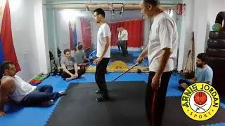 ARNIS LESSON ONE الدرس الاول من رياضة الارنيس الضربات 12 نقطة الاساسية