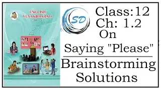 Brainstorming Solutions of Chapter 1.2 On Saying 
