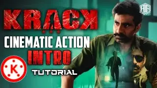 Krack Movie Title Card Intro | #Kinemaster​ | #PixelLab​ | #RaviTeja​ |Cinematic intro | #AjayKajaTv