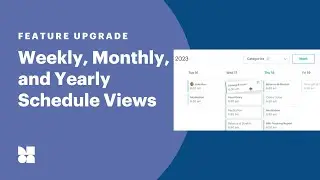 Weekly, Monthly, and Yearly Schedule Views on PT Distinction | Personal Trainer Software