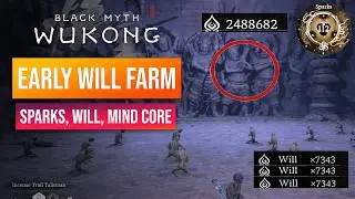 Black Myth Wukong XP Farm | Sparks Farm & Will Farm In Chapter 4 After Patch 1.0.8 | 100K Will!