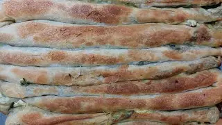 Un Su Tuz Varsa Bu Tarifi Hemen Deneyin✅Oklavasız El Açması Ispanaklı Börek Yapılışı