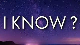 Travis Scott - I KNOW ? (Lyrics)