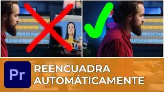 REENCUADRA AUTOMÁTICAMENTE una edición usando el Auto Reframe en Premiere