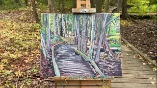 Painting ‘Leaves Falling,’ the Artist Journal