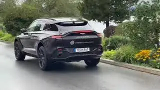 First Aston Martin DBX On Munich Roads