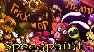 (13+) Happy Late Halloween (fnaf speedpaint)