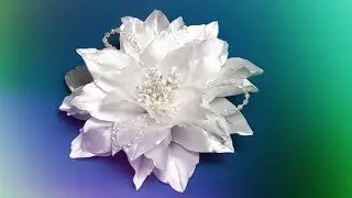 DIY Bride's Hair Flower - How To Make Fluffy Bride's Flower For Hair