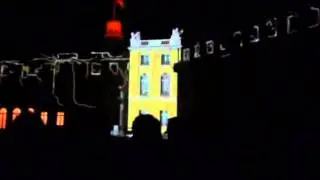 KARLSRUHE -festiwal światła i dźwięku.