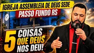 5 Coisas que Deus nos deu!#pregação #avivamento #assembleiadedeus