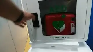 AED Cabinet with Strobe Light Alarm Model A of AJ Tech - ajtech-hk.com