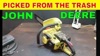 Can We Save This Chainsaw? John deere Saw Found in The Garbage.