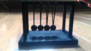 3D Printed Newton's Cradle in Action