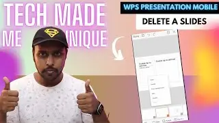 how to delete a slides in wps office presentation mobile