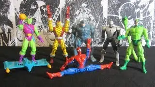 Человек-Паук 1994. Волна 3. Распаковка и обзор фигурок (игрушек) фирмы Toy Biz. Марвел