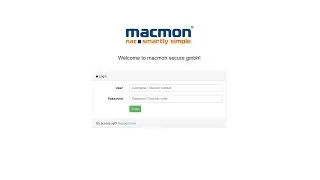 macmon Network Access Control: NAC video Guest Service / Guest Portal / BYOD (English)