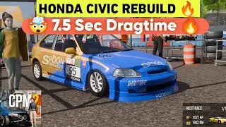 Honda civic Dragtune Car Parking Multiplayer 2 | 7 sec Dragtune