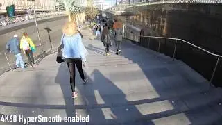 GoPro Hero 7 unboxing and HyperSmooth sample video in Rotterdam, The Netherlands