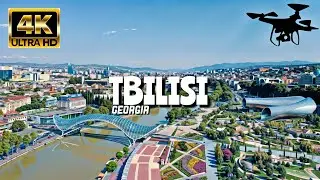 Tbilisi, Georgia In 4K By Drone - Amazing View Of Tbilisi, Georgia