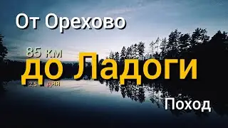 Поход от Орехово до Ладоги. 85 км за 2,5 дня. Поход #4