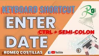 Excel How to Insert Current System Date Quickly  