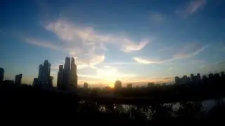 sunset timelapse krysha