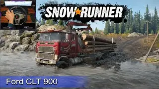 Long logs with a  Ford CLT 9000 in SnowRunner