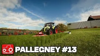 NEW TRACTOR AND MAKING SILAGE!! Pallegney FS25 Timelapse Farming Simulator 25 Ep 13