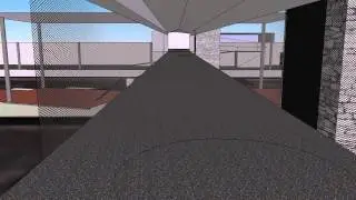 Terminal del mexibus ojo de agua en modelo 3d Sketchup (proyecto con elevadores incluidos)
