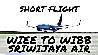 Infinite Flight Short Flight || Sriwijaya Air || WIEE TO WIBB