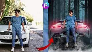 picsart car photo editing/best background change photo editing