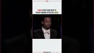 Drake never came back to the Bet awards after this 😭😭