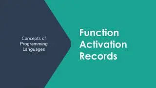 Function Activation Records