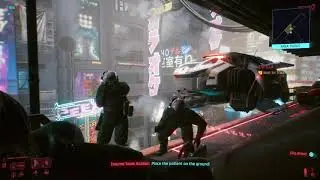 Cyberpunk 2077 What happens if you DON'T step back from the Trauma Team *WARNING NUDITY*
