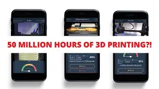 50 Million Hours of 3D Printing Watched by The Spaghetti Detective