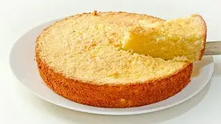 Orange Sponge Cake | No Baking Powder | No Baking Soda | Tasty Kitchen