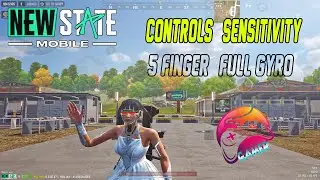 5finger new controls + sensitivity play game 🔥🔥 | NEW STATE MOBILE