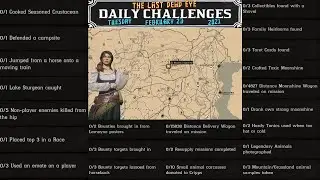 Crab (Crustacean) Defend Campsite Lake Sturgeon Madam Nazar Locations Daily Challenges RDR2 Red Dead