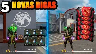 TOP 5 DICAS E TRUQUES PARA O FREE FIRE | LOCAL OCULTO NO  TREINAMENTO PARA TER GELO ILIMITADO 😱