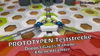 GraviTrax PROTOTYPES :: Double Magnetic Cannon + Layer-Funnel on coogelbahn.de Test Track