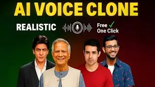 AI দিয়ে নিজের ভয়েস কপি করুন 🔥 🎤 | Voice AI Bangla Tutorial 2025 | AI Voice Generator  | icon tech