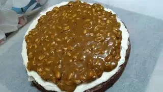 Приготовим трендовый торт сникерс, очень вкусный и мягкий, тает во рту