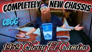 Let's Install a Completely New Chassis, Part by Part Under This Old Rusty 1959 Chevy El Camino!